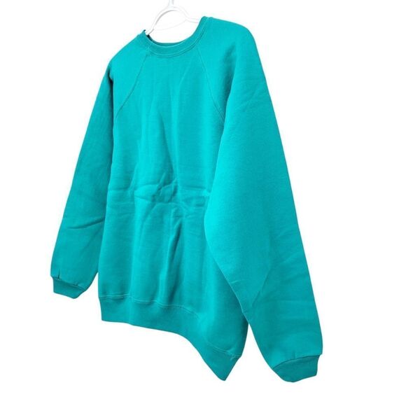 2/$20 Y2K Plain Green Crewneck Sweatshirt TopSize: M - Picture 2 of 7